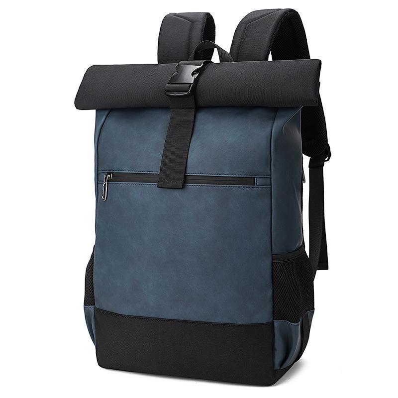 Men s Casual Roll-Top Waterproof Backpack: Large Capacity Travel & School Bag 16-inch
Men s Casual Roll-Top Waterproof Backpack: Large Capacity Travel & School Bag 16-inch