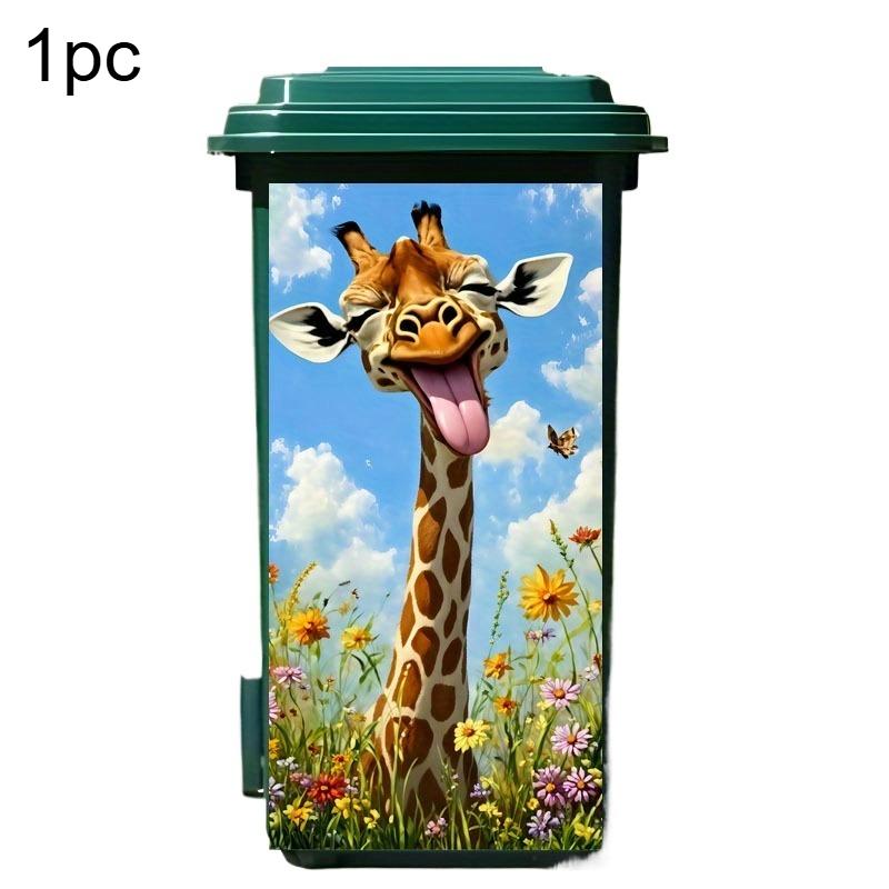 1pc 2D Flat Printing Trash Can Sticker Cute Giraffe Decorative Wallpaper Self-Adhesive Kitchen Bin Decoration Walls Home Decor
1pc 2D Flat Printing Trash Can Sticker Cute Giraffe Decorative Wallpaper Self-Adhesive Kitchen Bin Decoration Walls Home Decor
