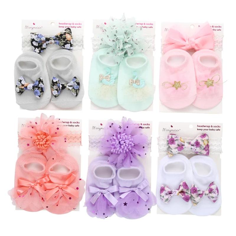 Cute Baby Headband Socks with Bowknot for Infant Girls, Spring Summer Newborn Sock Headband Set, Baby Stuff for 0-1 Year 0-12 Month
Cute Baby Headband Socks with Bowknot for Infant Girls, Spring Summer Newborn Sock Headband Set, Baby Stuff for 0-1 Year 0-12 Month