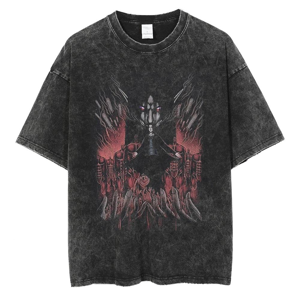 Attack on Titan Reiner Braun Armored Titan Retro 80s Vaporwave Vintage Washed T-Shirt Anime Streetwear for Men Women Casual Tees L червоний
Attack on Titan Reiner Braun Armored Titan Retro 80s Vaporwave Vintage Washed T-Shirt Anime Streetwear for Men Women Casual Tees L червоний