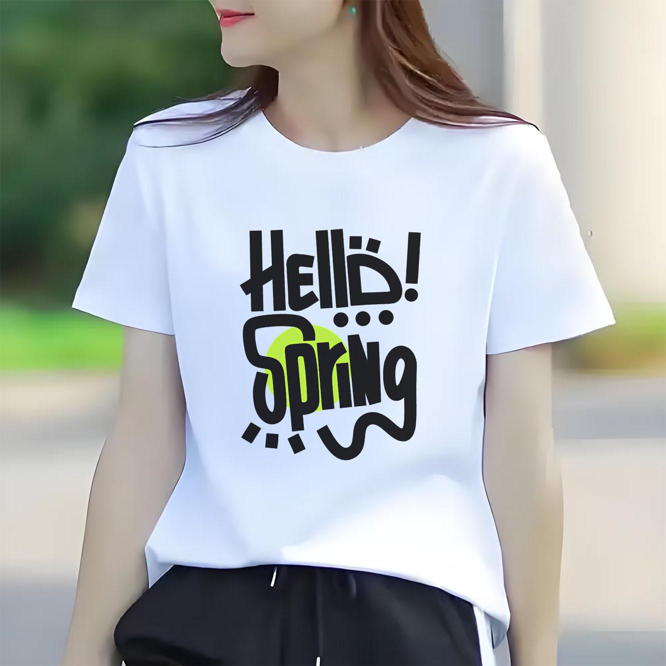 New fashionable cartoon letter printed Tshirt casual short sleeved suitable for Womens daily Tshirt in all seasons 4XL
New fashionable cartoon letter printed Tshirt casual short sleeved suitable for Womens daily Tshirt in all seasons 4XL