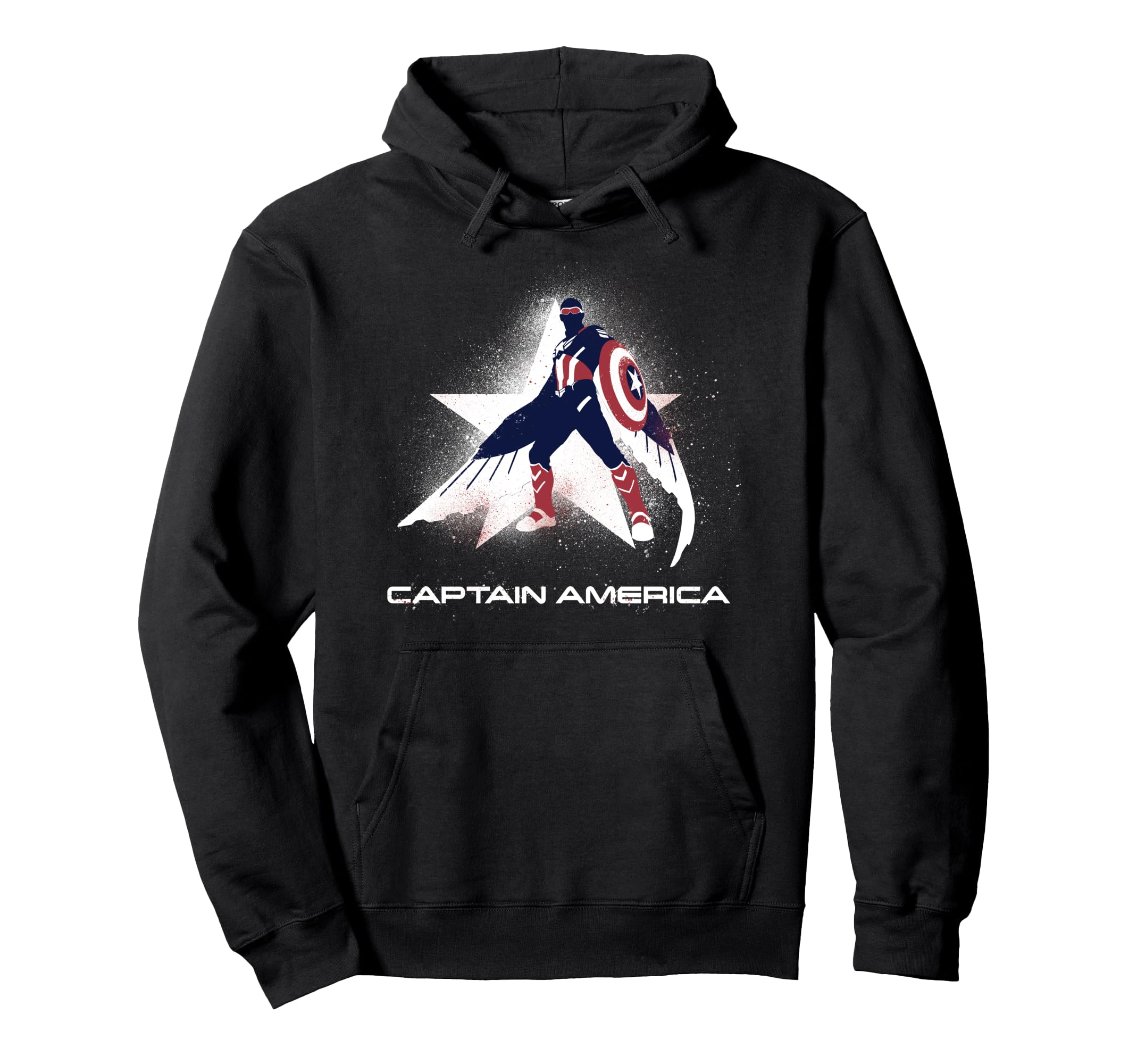 Marvel Captain America: Brave New World Spray Stencil Style Hoodie
Marvel Captain America: Brave New World Spray Stencil Style Hoodie