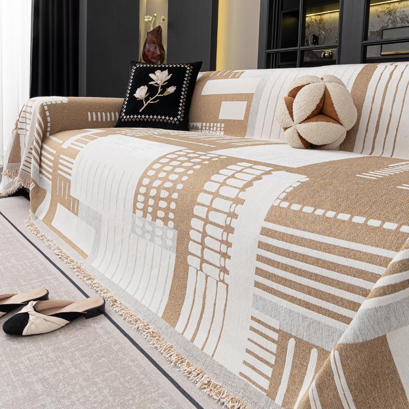 Four Season Universal Geometric Block Modern Minimalist Chenille Sofa Towel High-end Sofa Cover Cloth Sofa Cover Blanket 180*130cm
Four Season Universal Geometric Block Modern Minimalist Chenille Sofa Towel High-end Sofa Cover Cloth Sofa Cover Blanket 180*130cm