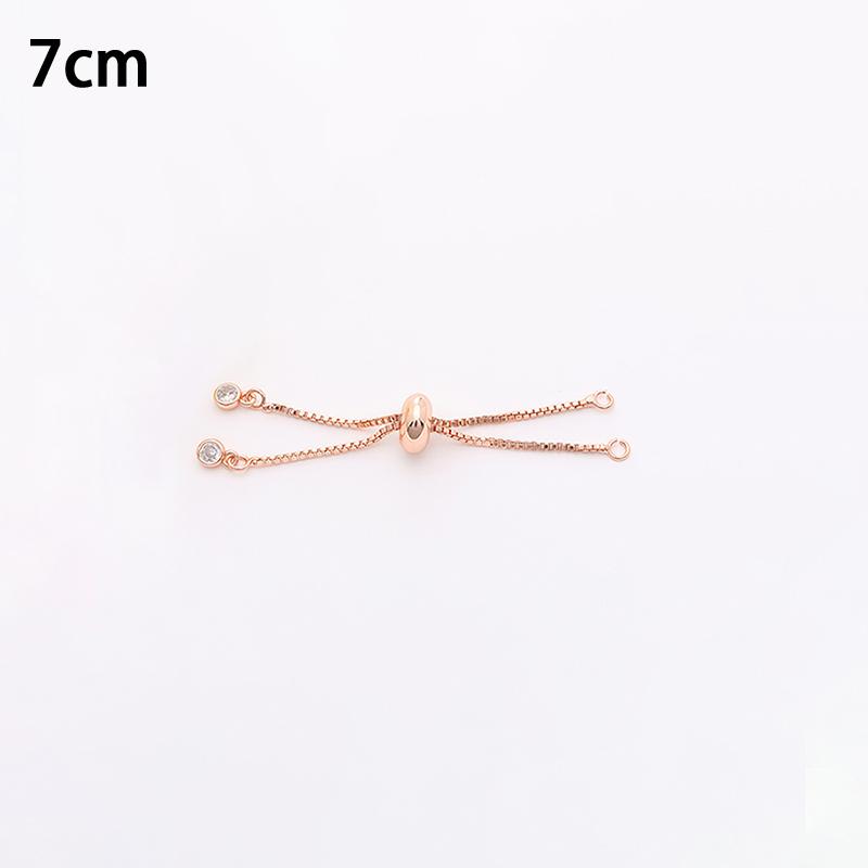 Mix Copper Plated Real Golden With Zirconium Pull-Out Bracelet Diy Bracelet Necklace Bead Jewelry Making Accessories 7cm
Mix Copper Plated Real Golden With Zirconium Pull-Out Bracelet Diy Bracelet Necklace Bead Jewelry Making Accessories 7cm