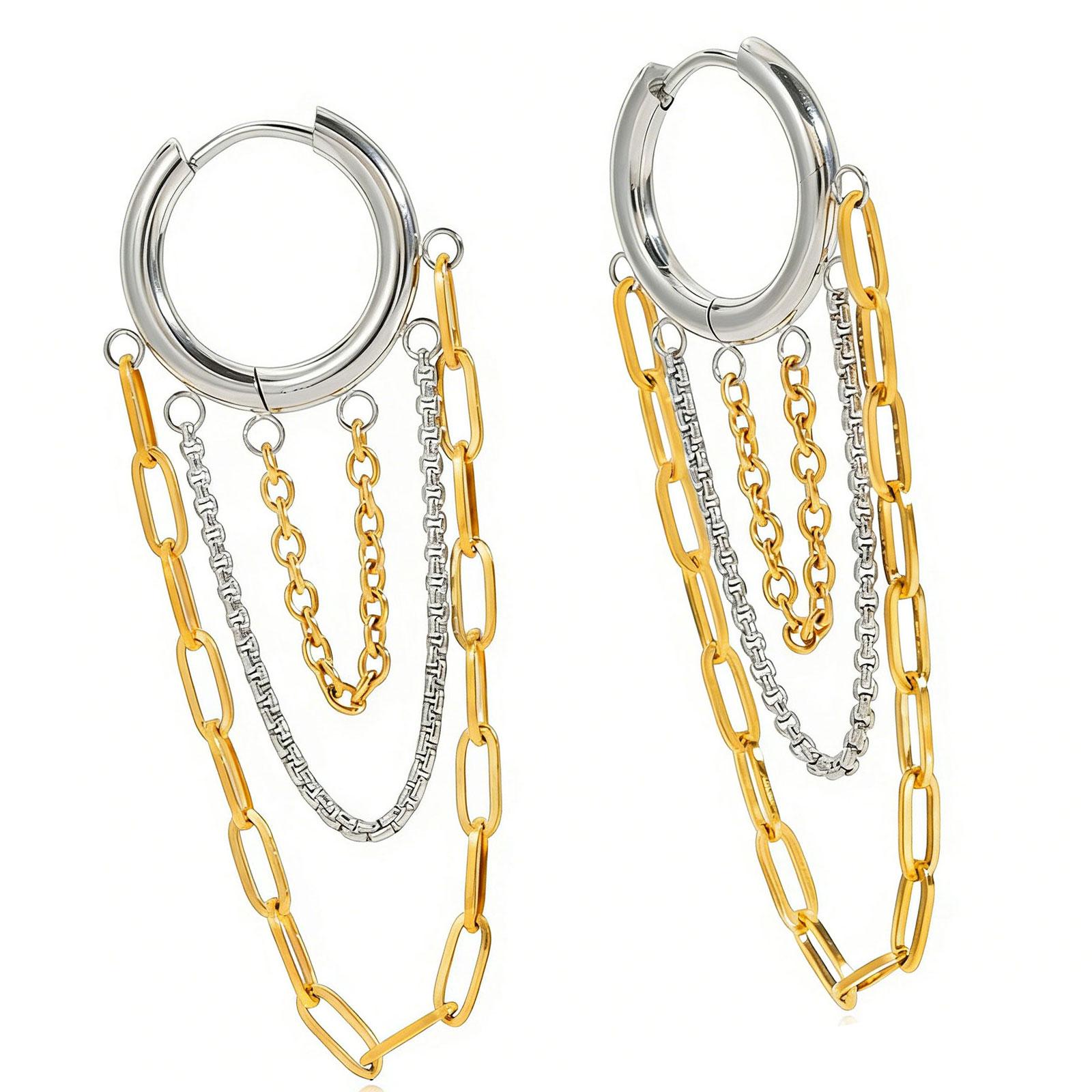 Stainless Steel Tassels Earrings Minimalists Chain Designs for Comfortable and Styles Women s Fashion Jewelry Gift
Stainless Steel Tassels Earrings Minimalists Chain Designs for Comfortable and Styles Women s Fashion Jewelry Gift