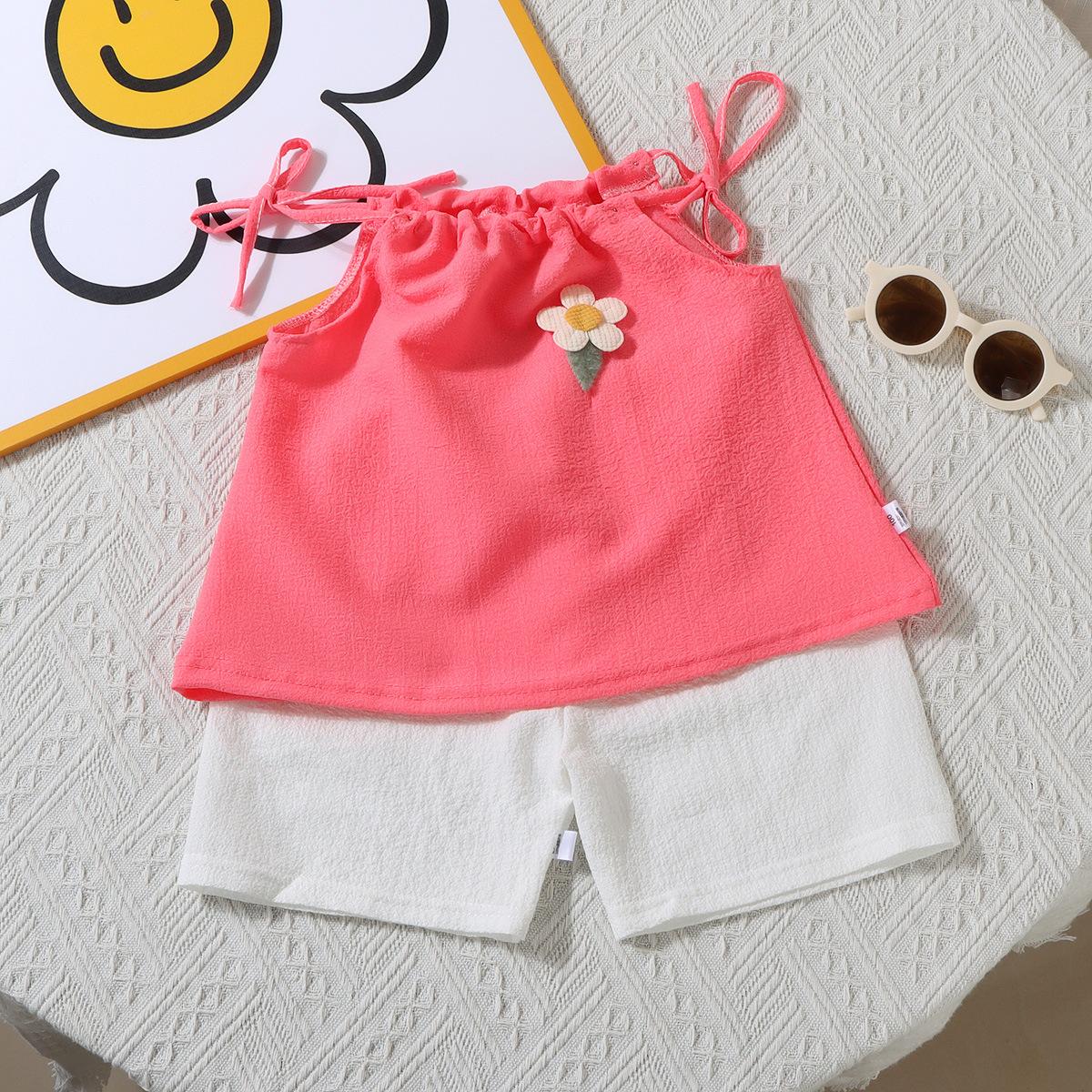 Комплект для девочки, летний новый корейский модный цветочный жилет, шорты, повседневная одежда, комплект из двух предметов, детская одежда для девочек 130cm
Комплект для девочки, летний новый корейский модный цветочный жилет, шорты, повседневная одежда, комплект из двух предметов, детская одежда для девочек 130cm