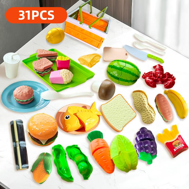 Детский кухонный набор игрушек, посуда, кухонные игрушки, имитация фруктов, игрушки для резки, кухонные аксессуары для детей, девочек, рождественский подарок
Детский кухонный набор игрушек, посуда, кухонные игрушки, имитация фруктов, игрушки для резки, кухонные аксессуары для детей, девочек, рождественский подарок
