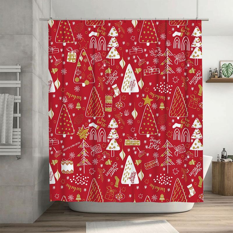 TU Shower Curtain Christmas Holiday Festive Winter Trees Snowflake Pattern Bathroom Decor Waterproof Fabric Xmas Home Decor 90x180cm35x71in
TU Shower Curtain Christmas Holiday Festive Winter Trees Snowflake Pattern Bathroom Decor Waterproof Fabric Xmas Home Decor 90x180cm35x71in