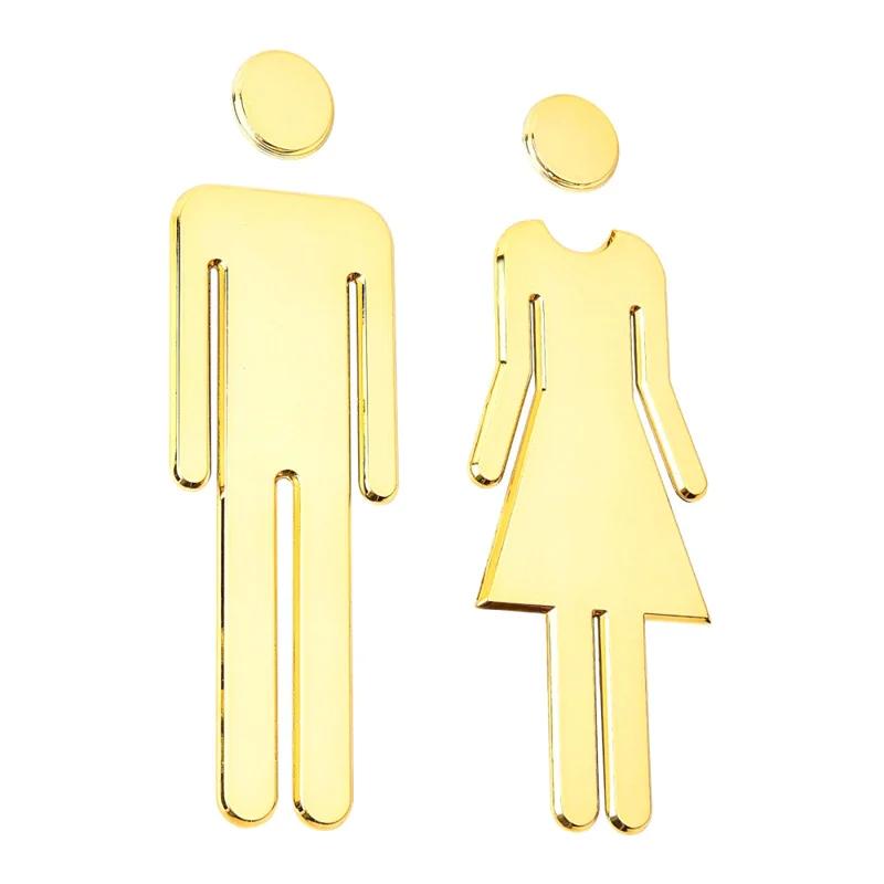 Toilet Sign Plate Black Gold Color Wash Room Door Wall Label Sticker Wc Holder Signage Board Acrylic Toilet Signage Stickers
Toilet Sign Plate Black Gold Color Wash Room Door Wall Label Sticker Wc Holder Signage Board Acrylic Toilet Signage Stickers