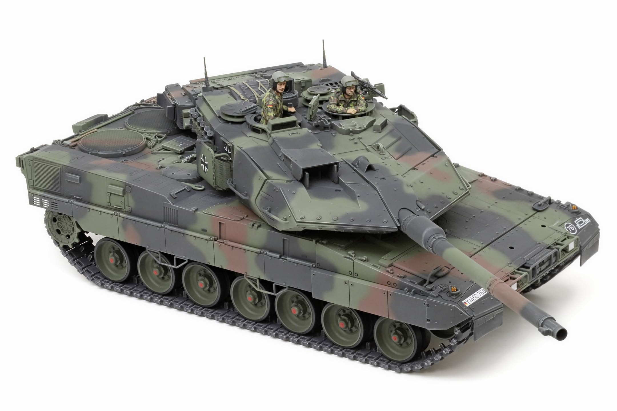 TAMIYA Серія військової мініатюри Німецький федеральний основний бойовий танк Leopard 2 A7V Пластикова модель 35387 1/35 No.387
TAMIYA Серія військової мініатюри Німецький федеральний основний бойовий танк Leopard 2 A7V Пластикова модель 35387 1/35 No.387