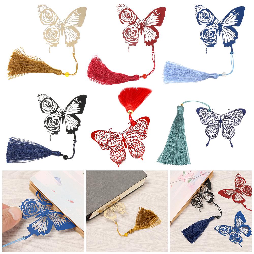 Office Supplies Metal Retro Pendant Tassel Pagination Mark Brass Bookmark Book Clip Butterfly Rose
Office Supplies Metal Retro Pendant Tassel Pagination Mark Brass Bookmark Book Clip Butterfly Rose