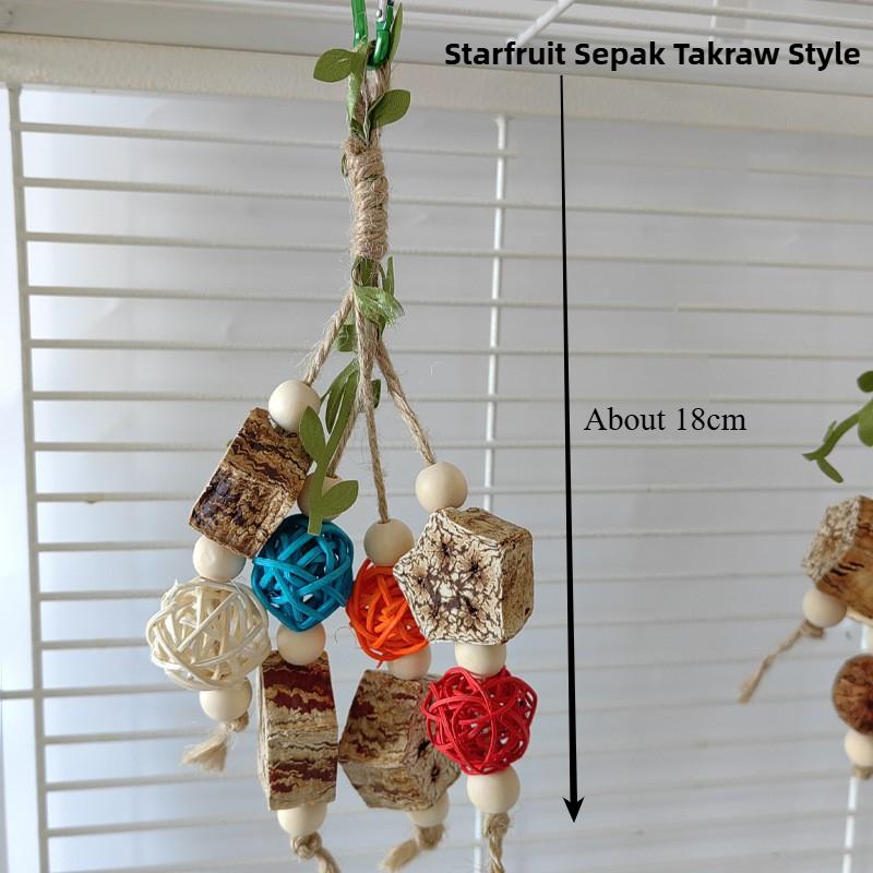 Bird Chewing Toy Funny Cotton Rope Pinecone Parrot Toys Bite Resistant Bird Tearing Toy Cockatiels Training Cage Toys For Birds
Bird Chewing Toy Funny Cotton Rope Pinecone Parrot Toys Bite Resistant Bird Tearing Toy Cockatiels Training Cage Toys For Birds