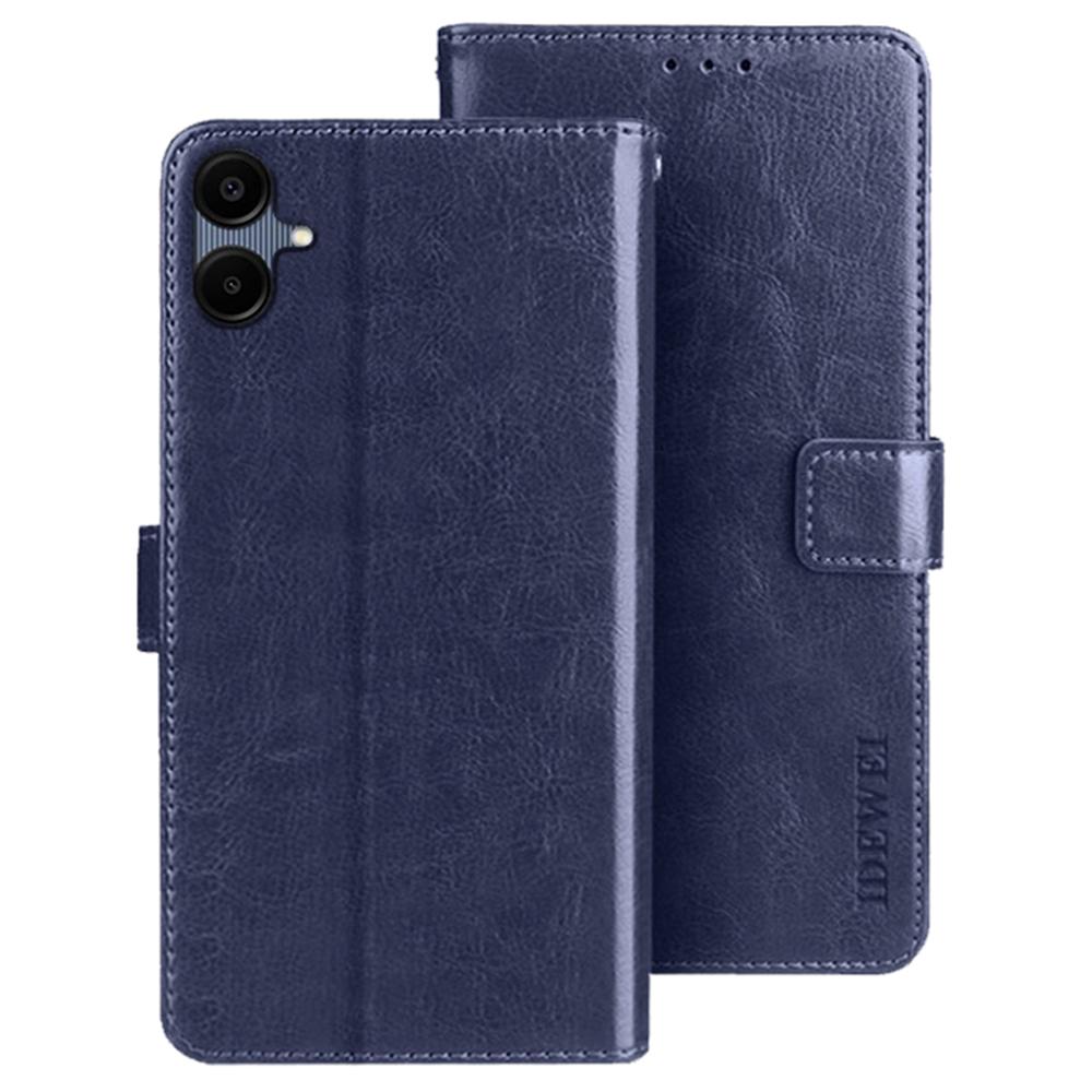 IDEWEI For Samsung Galaxy A06 4G Stand Case Crazy Horse Texture Leather Phone Cover Dark Blue
IDEWEI For Samsung Galaxy A06 4G Stand Case Crazy Horse Texture Leather Phone Cover Dark Blue