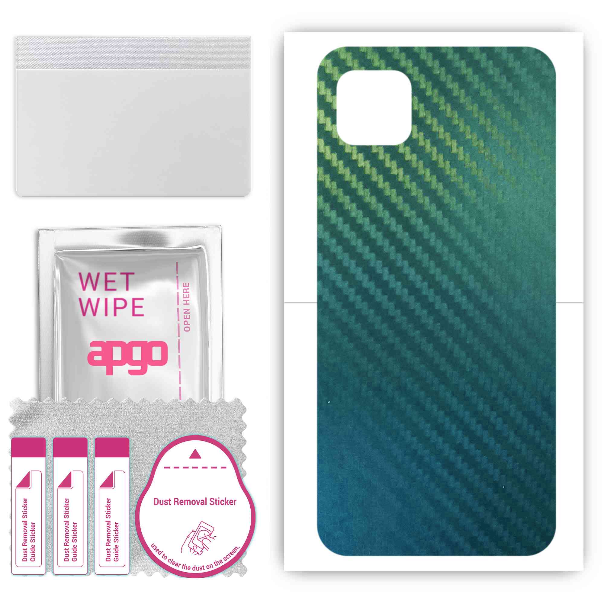 apgo Protective Skin Sticker for the back compatible with Oppo A16E, Wrap Film, Foil, Vinyl - Pattern Carbon Chameleon CAKA1
apgo Protective Skin Sticker for the back compatible with Oppo A16E, Wrap Film, Foil, Vinyl - Pattern Carbon Chameleon CAKA1