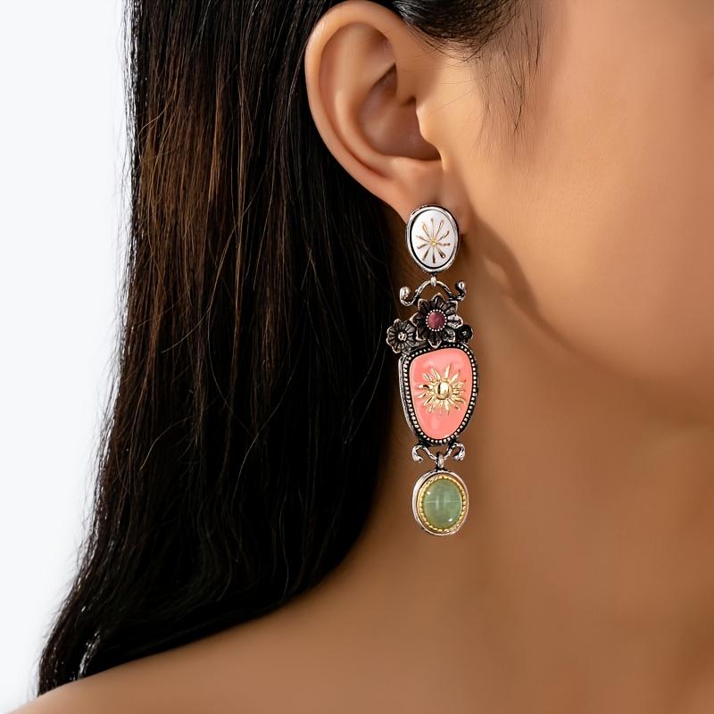 Модные серьги-подвески для женщин разноцветный
Модные серьги-подвески для женщин разноцветный