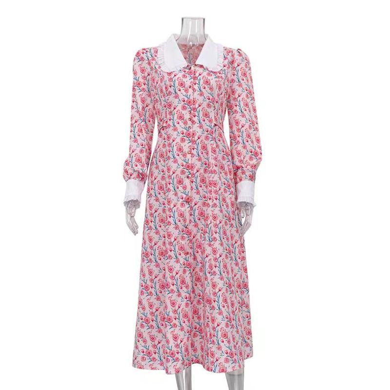 Модный стиль Достойное чувство дизайна Платье с принтом и воротником Питер Пэн Платье с завышенной талией Платье с кукольным воротником с принтом Pink L
Модный стиль Достойное чувство дизайна Платье с принтом и воротником Питер Пэн Платье с завышенной талией Платье с кукольным воротником с принтом Pink L