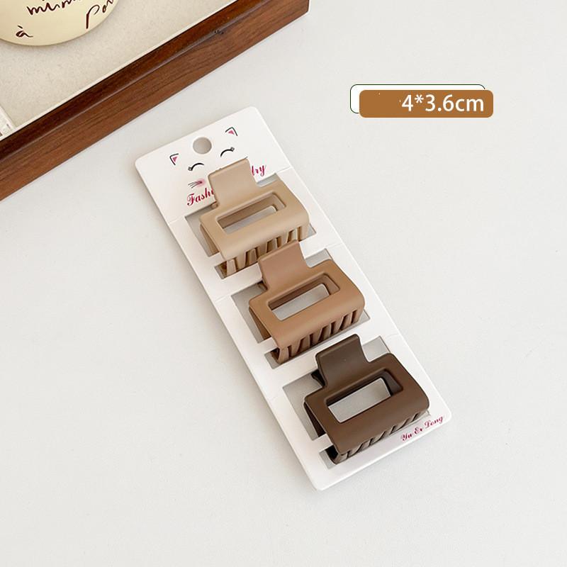 Заколка для волос цвета молочного кофе, 3 шт., маленькая матовая заколка для волос на затылке, высокий хвост, заколка для волос в виде акулы, половина верхней заколки
Заколка для волос цвета молочного кофе, 3 шт., маленькая матовая заколка для волос на затылке, высокий хвост, заколка для волос в виде акулы, половина верхней заколки