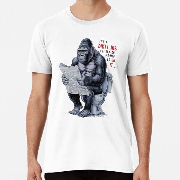 Gorilla on the toilet T-Shirt S-5XL Best T-Shirt XL
Gorilla on the toilet T-Shirt S-5XL Best T-Shirt XL