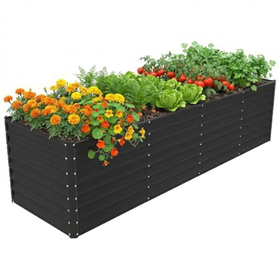 8x2x2FT Raised Garden Beds Outdoor Planter for Gardening Vegetables Flowers Large Metal Garden Box Deep Plant Flower Pots Outdo United States
8x2x2FT Raised Garden Beds Outdoor Planter for Gardening Vegetables Flowers Large Metal Garden Box Deep Plant Flower Pots Outdo United States