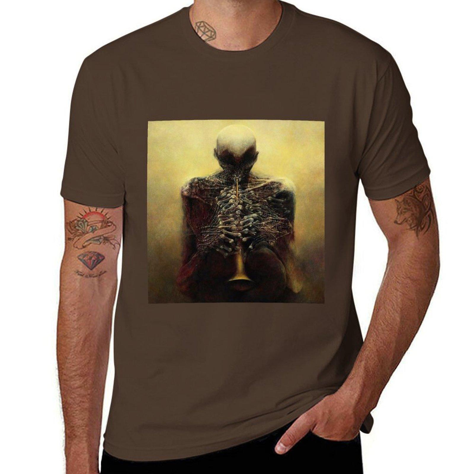 Zdzisaw Beksinski art T-Shirt anime clothes heavyweights summer tops T-shirt men S
Zdzisaw Beksinski art T-Shirt anime clothes heavyweights summer tops T-shirt men S