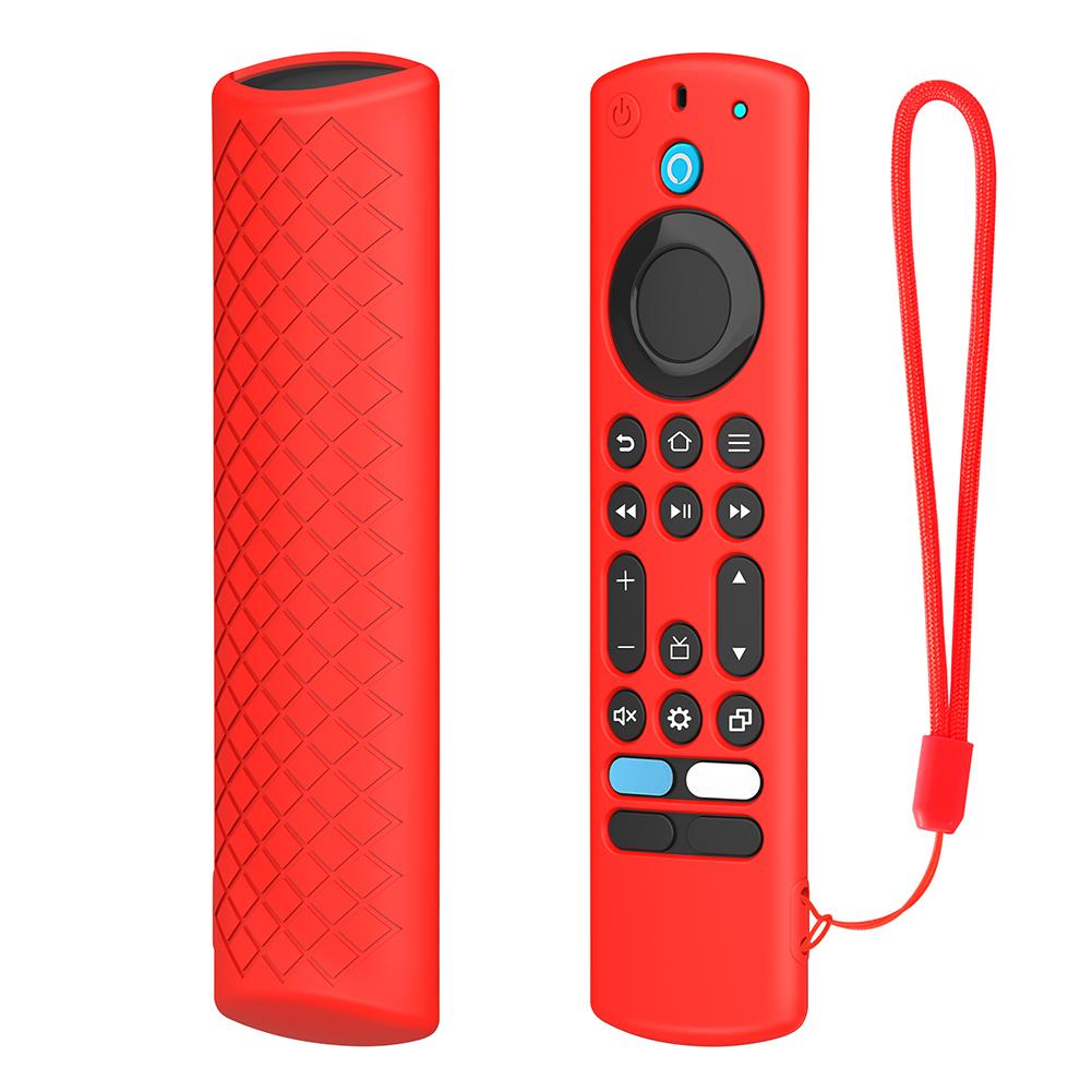 Silicone Protective Skin Sleeve with Lanyard Remote Control Replacement Shell Shockproof for Fire TV Alexa Voice Remote червоний
Silicone Protective Skin Sleeve with Lanyard Remote Control Replacement Shell Shockproof for Fire TV Alexa Voice Remote червоний
