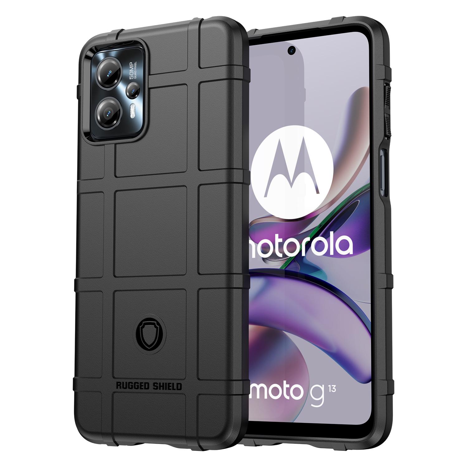 For Motorola Moto G13 4G/G23 4G Shockproof Soft TPU Phone Cover Case Rugged Square Grid Texture Phone Protector Black
For Motorola Moto G13 4G/G23 4G Shockproof Soft TPU Phone Cover Case Rugged Square Grid Texture Phone Protector Black
