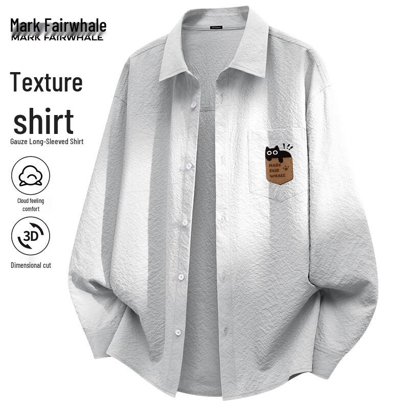 Mark Fairwhale Men s Long Sleeve Pocket Cat Casual Shirt 4XL
Mark Fairwhale Men s Long Sleeve Pocket Cat Casual Shirt 4XL