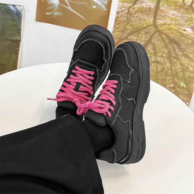 2025 autumn and winter new Darth Vader solid color low-top sports skateboard shoes casual shoes couple thick-soled heightening board shoes 44
2025 autumn and winter new Darth Vader solid color low-top sports skateboard shoes casual shoes couple thick-soled heightening board shoes 44