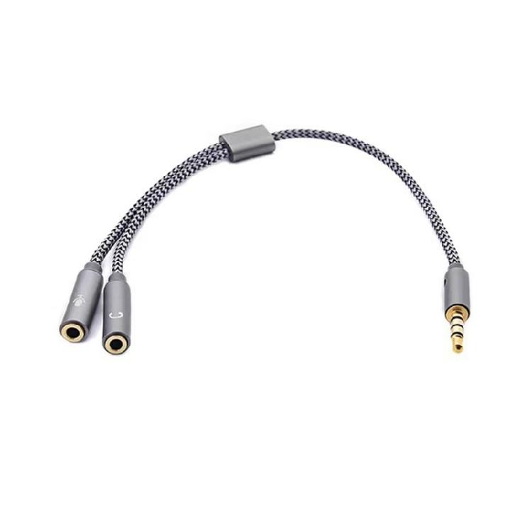 3.5mm Splitter Y Cable 3.5mm Male Plug to Double 3.5mm Female Plug Microphones Headphones Splitter Braided Cable
3.5mm Splitter Y Cable 3.5mm Male Plug to Double 3.5mm Female Plug Microphones Headphones Splitter Braided Cable