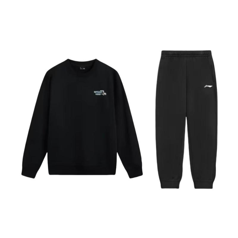 Li Ning Удобный Свободный Простой Пуловер с Круглым Вырезом С Длинным Рукавом Топ в Комплекте с Брюками с Манжетами Средней Посадки Повседневный Спортивный Костюм AWDV377-1+AKLSG35-1 XXL
Li Ning Удобный Свободный Простой Пуловер с Круглым Вырезом С Длинным Рукавом Топ в Комплекте с Брюками с Манжетами Средней Посадки Повседневный Спортивный Костюм AWDV377-1+AKLSG35-1 XXL