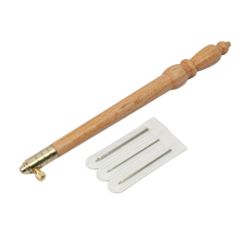 Embroidery Hook Handle with Needle (0.8mm, 1.0mm, 1.2mm) Interchangeable Embroidery Crochet Hook for Beading Project 1
Embroidery Hook Handle with Needle (0.8mm, 1.0mm, 1.2mm) Interchangeable Embroidery Crochet Hook for Beading Project 1