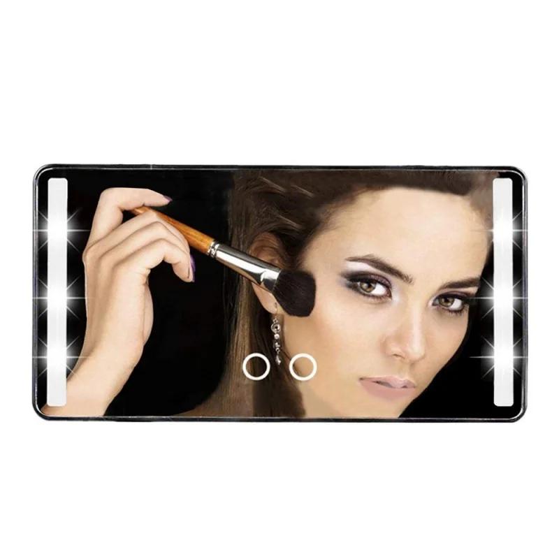 USB Powered Car Sun Visor LED Vanity Mirror Touch Control Makeup Mirror for Truck SUV Black 
USB Powered Car Sun Visor LED Vanity Mirror Touch Control Makeup Mirror for Truck SUV Black