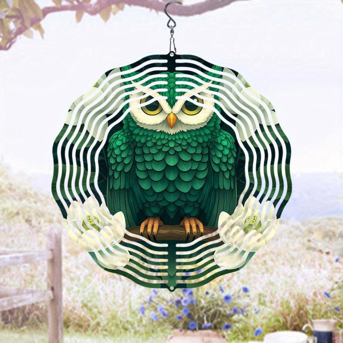 3D White Lotus Owl Wind Spinner Kinetic Metal Garden Decor Outdoor Home Dancing Wind Chime Unique Gift Idea
3D White Lotus Owl Wind Spinner Kinetic Metal Garden Decor Outdoor Home Dancing Wind Chime Unique Gift Idea