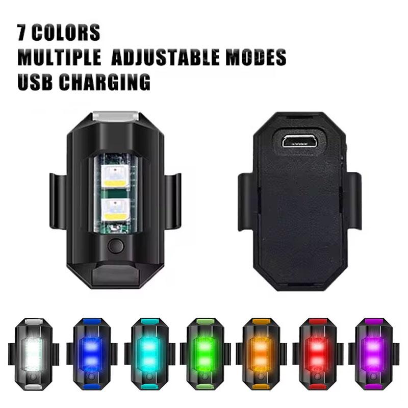 Universal LED Strobe Lights Motorcycle Anti Collision Warning Light USB Charging 7Colors Drone Flash Turn Signal Indicator
Universal LED Strobe Lights Motorcycle Anti Collision Warning Light USB Charging 7Colors Drone Flash Turn Signal Indicator