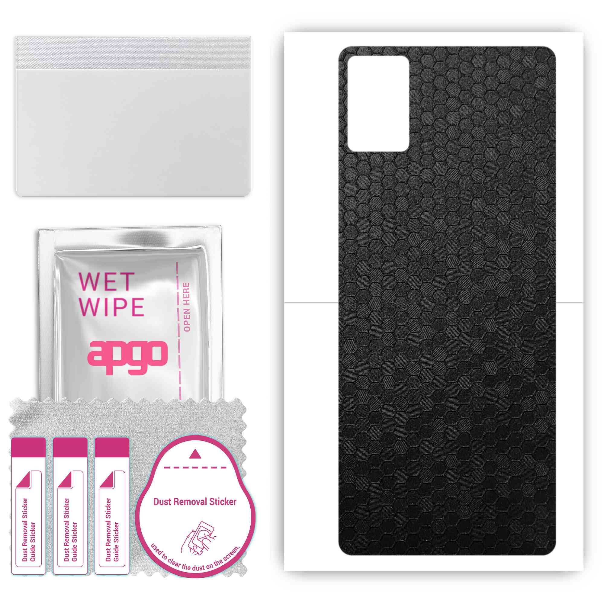 apgo Protective Skin Sticker for the back compatible with alcatel 3X (2020), Wrap Film, Foil, Vinyl - Pattern Black Honeycomb
apgo Protective Skin Sticker for the back compatible with alcatel 3X (2020), Wrap Film, Foil, Vinyl - Pattern Black Honeycomb