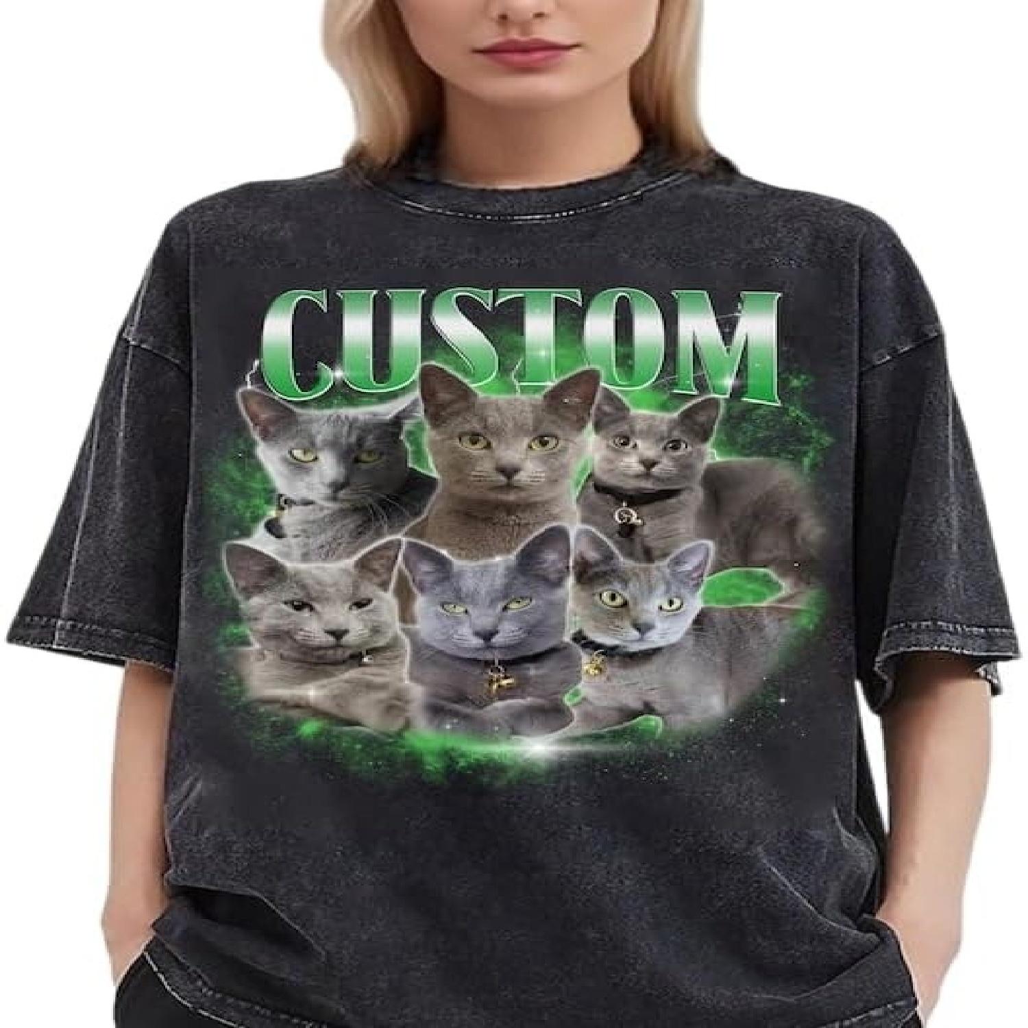 PrintPrime Personalized Photo Rap Tee, 90s Vintage Graphic Shirt, Custom Retro Hiphop XXXXXL чорний
PrintPrime Personalized Photo Rap Tee, 90s Vintage Graphic Shirt, Custom Retro Hiphop XXXXXL чорний