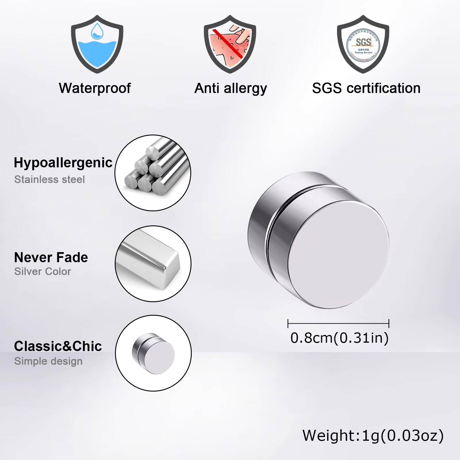 Vnox Магнитные Клипсы Серьги Без Прокола, Хип-Хоп Циркониевые Пусеты для Мужчин Женщин, Модные Серые Круглые Серьги Украшения Подарки на Вечеринку
Vnox Магнитные Клипсы Серьги Без Прокола, Хип-Хоп Циркониевые Пусеты для Мужчин Женщин, Модные Серые Круглые Серьги Украшения Подарки на Вечеринку