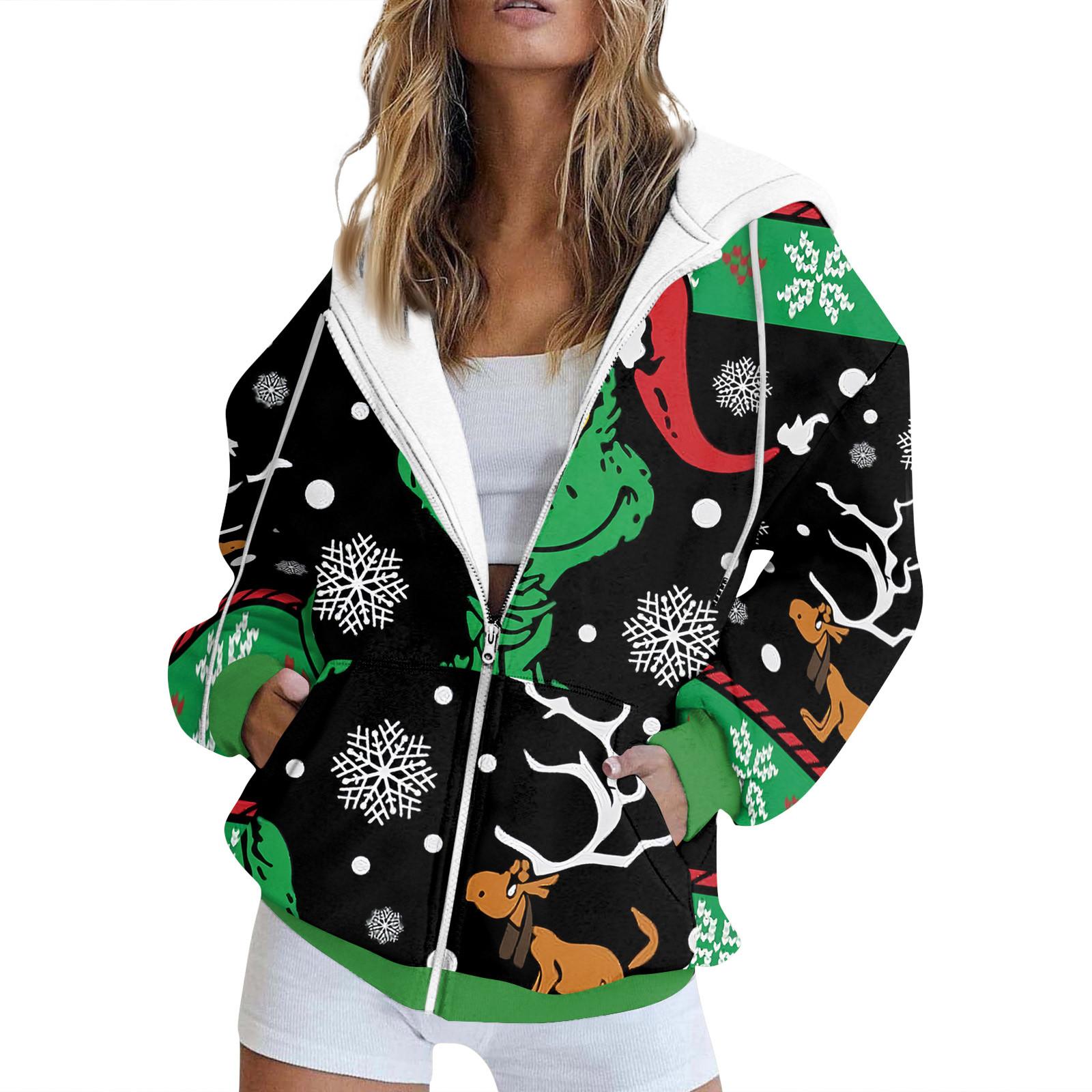 Women s Fashion Casual Printed Sweatshirt And Winter Long Sleeve Pocket Cardigan Jacket Zipper Hoodie Coat XXL
Women s Fashion Casual Printed Sweatshirt And Winter Long Sleeve Pocket Cardigan Jacket Zipper Hoodie Coat XXL