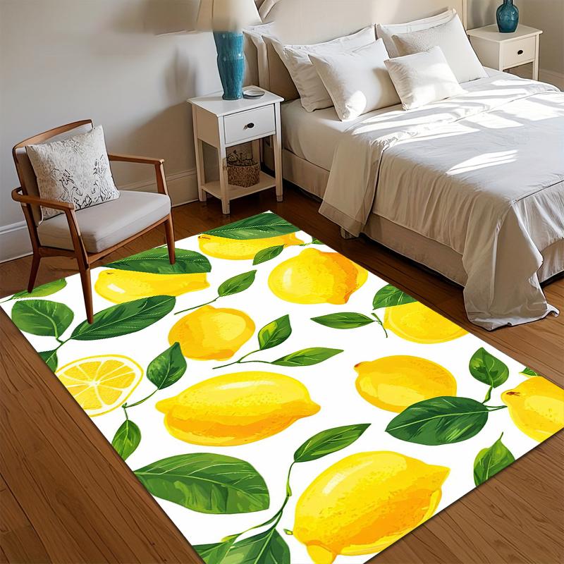 New Arrival Fresh Watercolor Lemon Leaf Area Rug Non Slip Soft Floor Carpet for Living Room Bedroom Nursery Entryway Decor 40cm x 60cm
New Arrival Fresh Watercolor Lemon Leaf Area Rug Non Slip Soft Floor Carpet for Living Room Bedroom Nursery Entryway Decor 40cm x 60cm