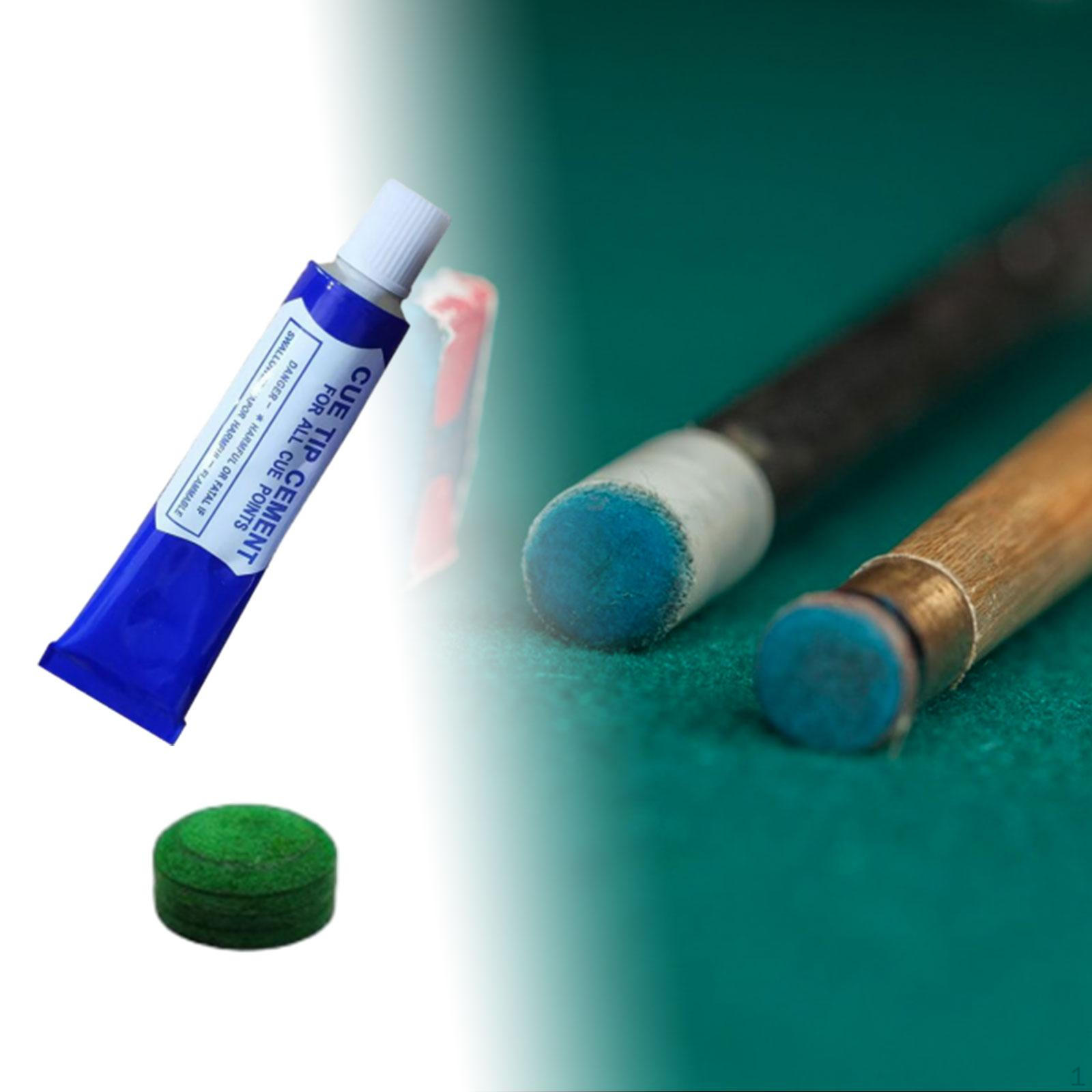 Наконечник кия для бильярдного бассейна с зеленым клеем 20 г для игры в помещении