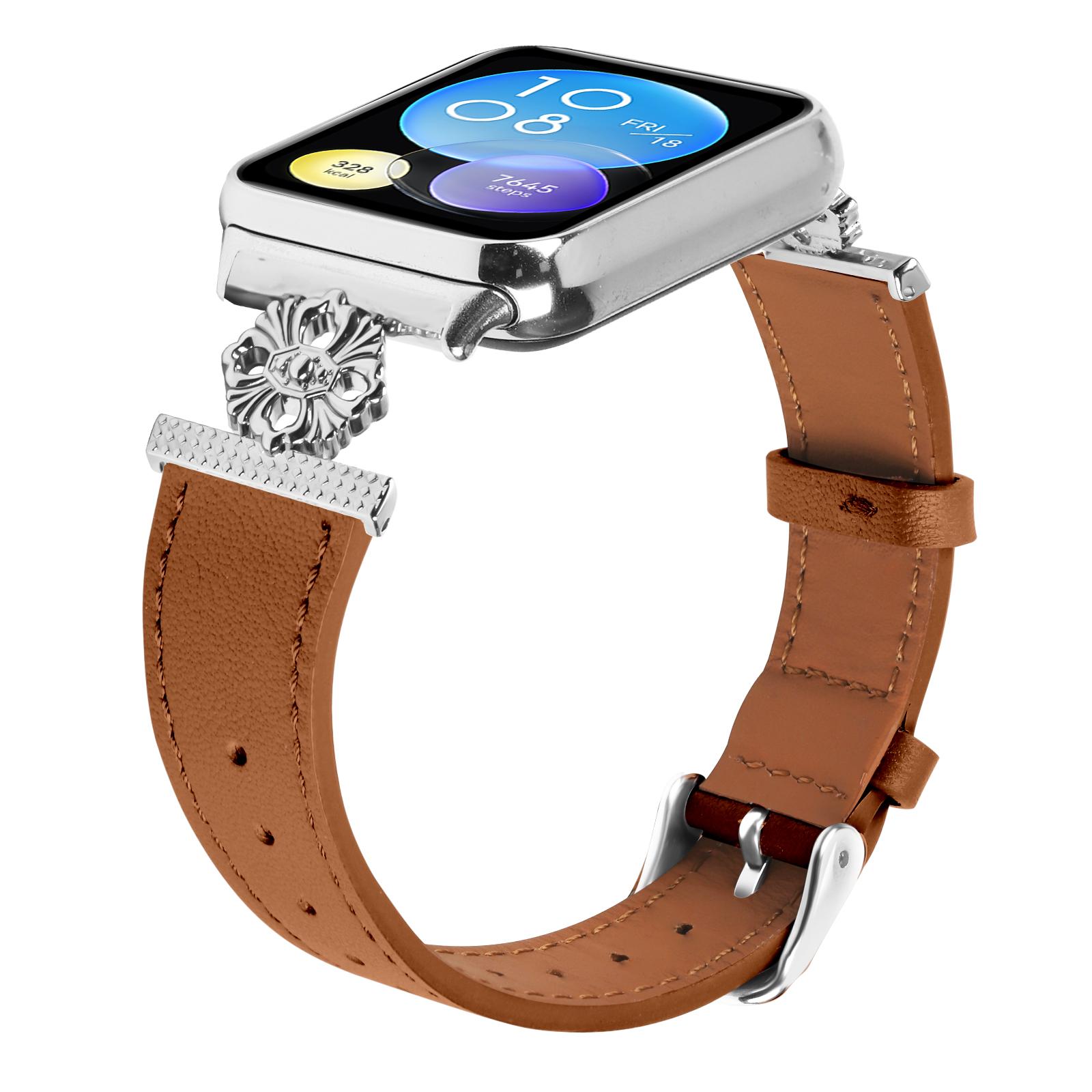 For Xiaomi Smart Band 8 Pro Watch Band Genuine Cow Leather Flower Decor Adjustable Strap Brown
For Xiaomi Smart Band 8 Pro Watch Band Genuine Cow Leather Flower Decor Adjustable Strap Brown