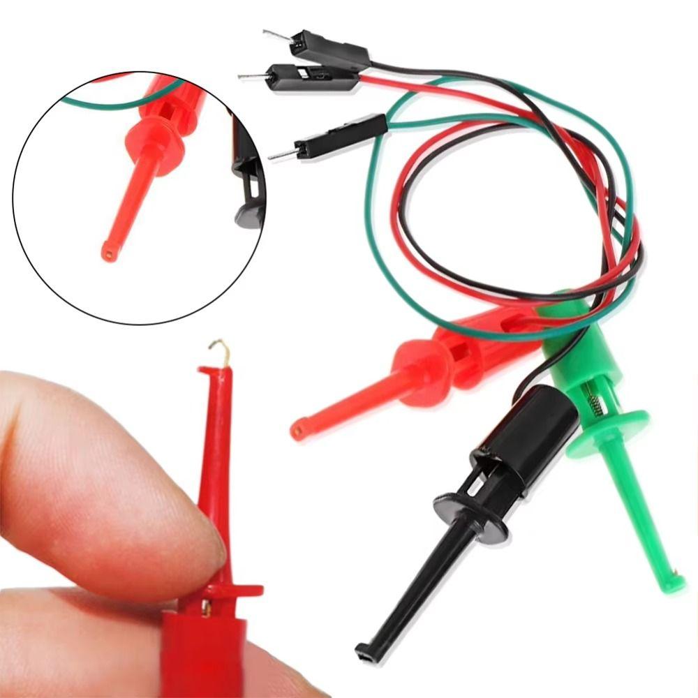 3pcs/set Easy To Use Electrical Hook Test Clip Male Head DuPont Line Transistor Tester Repair
3pcs/set Easy To Use Electrical Hook Test Clip Male Head DuPont Line Transistor Tester Repair