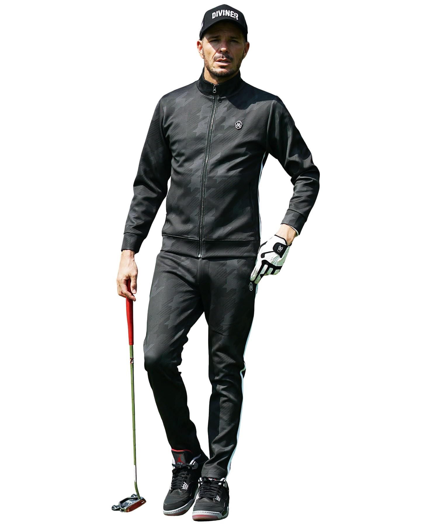 DIVINER GOLF Спортивний костюм для гольфу з довгим рукавом, що має комір і клітинку собачий зуб , розмір XXL, чоловічий, для осені/зими, з вертикальним візерунком, чорний
DIVINER GOLF Спортивний костюм для гольфу з довгим рукавом, що має комір і клітинку собачий зуб , розмір XXL, чоловічий, для осені/зими, з вертикальним візерунком, чорний