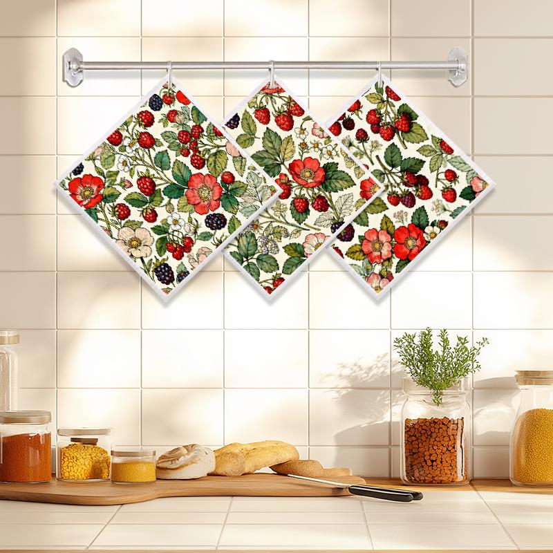 6PCS Cleaning Dishcloths Reusable Kitchen Dish Towels Vintage Floral Berry Print Dishcloth Absorbent Lint Free Cloth Washable Duster Rags Tea Towels J151A-3PCS
6PCS Cleaning Dishcloths Reusable Kitchen Dish Towels Vintage Floral Berry Print Dishcloth Absorbent Lint Free Cloth Washable Duster Rags Tea Towels J151A-3PCS