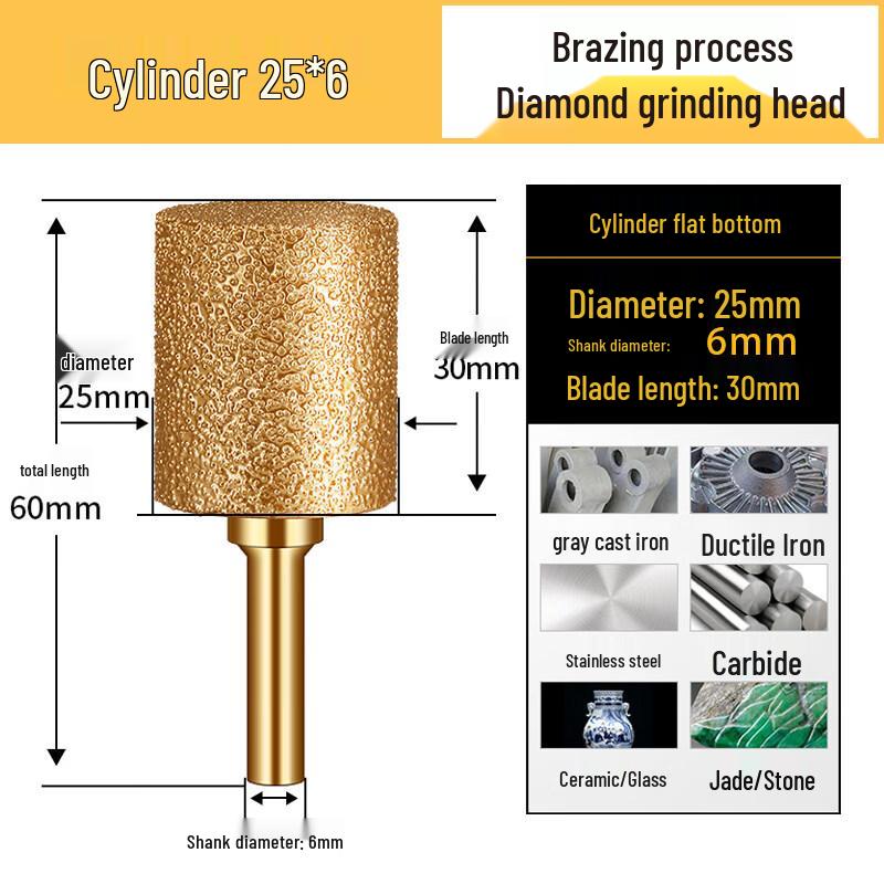 Diamond Cylindrical Grinding Head for Cast Iron
Diamond Cylindrical Grinding Head for Cast Iron