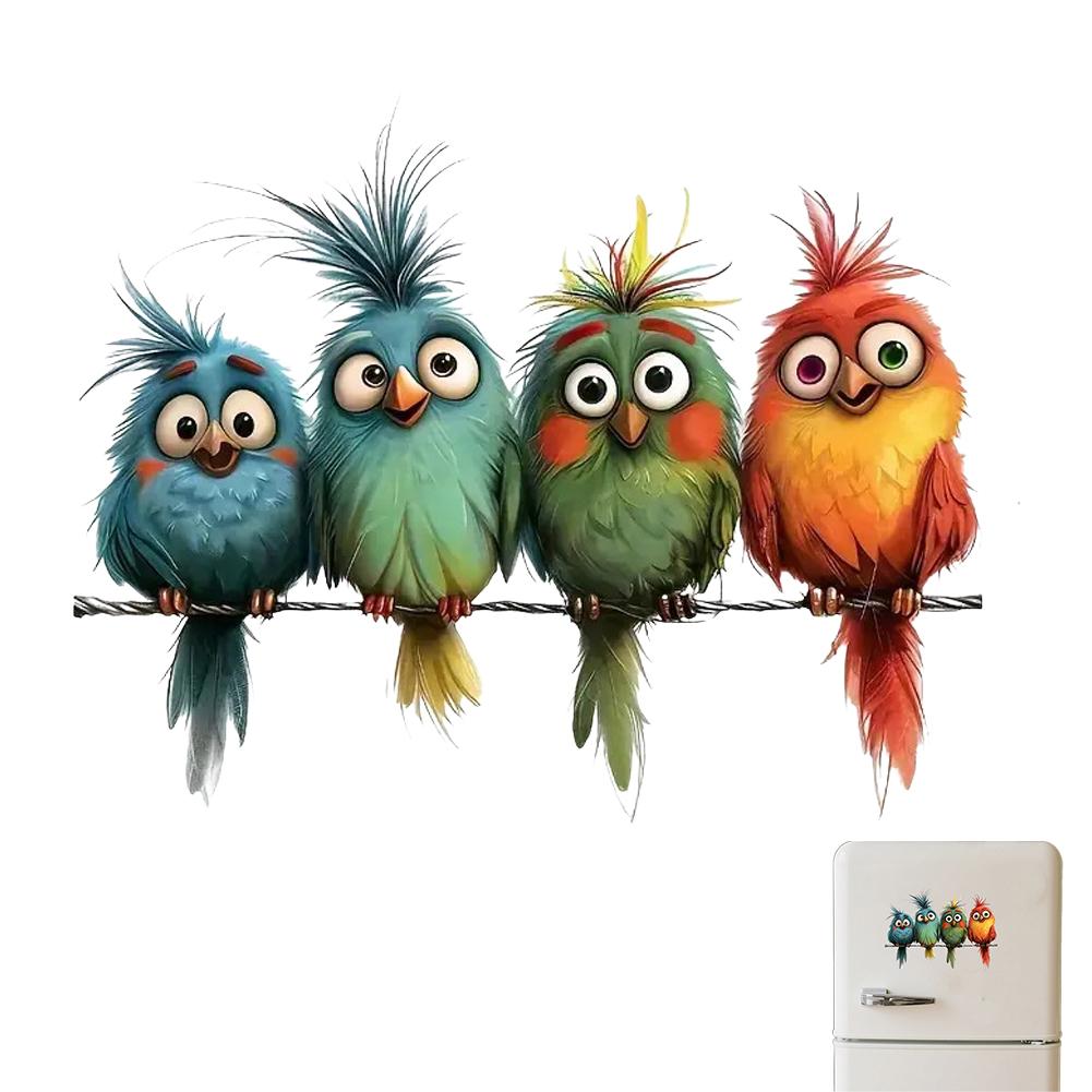 Funny Cartoon Bird Stickers Cute Waterproof PVC Decals For Car Window Glass Self-Adhesive Removable Home Decor Stickers
Funny Cartoon Bird Stickers Cute Waterproof PVC Decals For Car Window Glass Self-Adhesive Removable Home Decor Stickers
