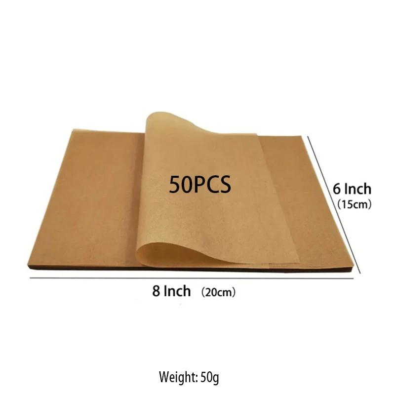100/50PC Baking Paper Non-stick Parchment Baking Sheet for Oven Air Fryer Grilling Mat Paper Food Wrapping Paper Baking Tool
100/50PC Baking Paper Non-stick Parchment Baking Sheet for Oven Air Fryer Grilling Mat Paper Food Wrapping Paper Baking Tool
