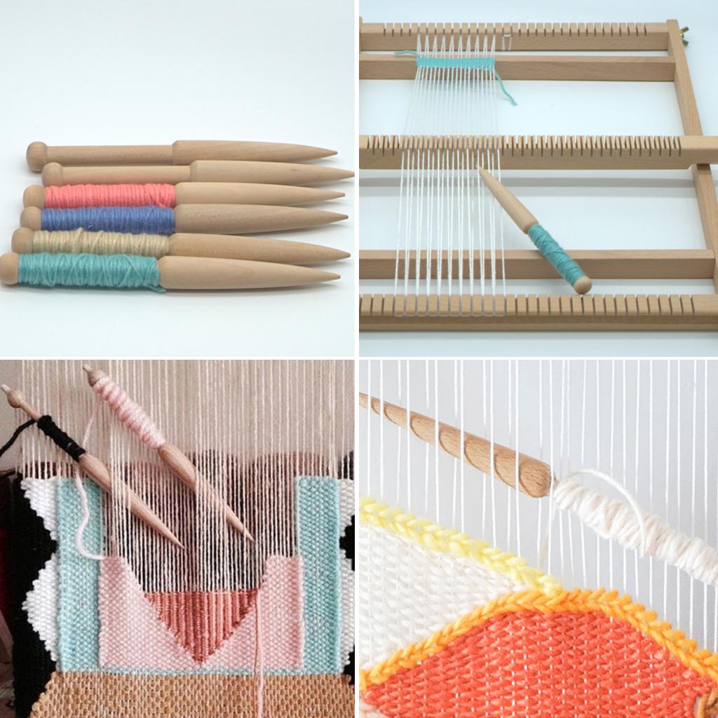 Durable Wooden Shuttle Sticks Weaving Accessory for Knitting Supplies and Embroidery Threads in Arts and Crafts DIY Kit 155x23x4mm
Durable Wooden Shuttle Sticks Weaving Accessory for Knitting Supplies and Embroidery Threads in Arts and Crafts DIY Kit 155x23x4mm