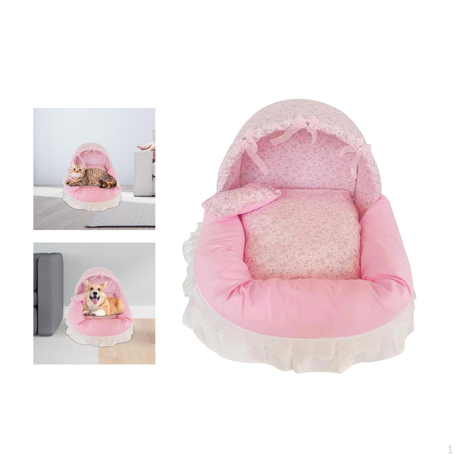 Cat Bed Cave Semi Closed Nest Comfortable Hideout Warm Pet Accessories Autumn Winter Kitten Hut Pink M
Cat Bed Cave Semi Closed Nest Comfortable Hideout Warm Pet Accessories Autumn Winter Kitten Hut Pink M