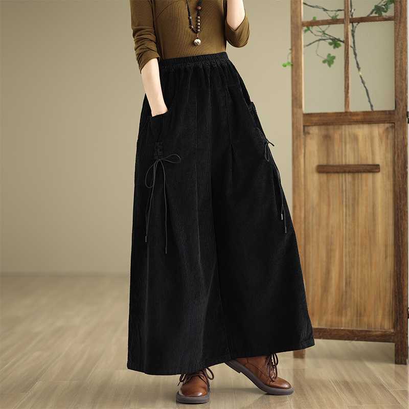 Women s Retro Corduroy High Waist Pants Autumn Winter Slim A Line Wide Leg Trousers Pockets Lace Up Detail XS чорний
Women s Retro Corduroy High Waist Pants Autumn Winter Slim A Line Wide Leg Trousers Pockets Lace Up Detail XS чорний